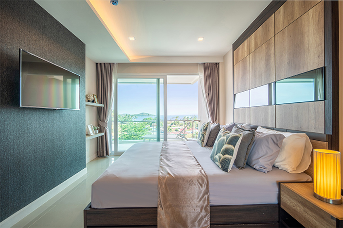 Phuket Luxury Living One Bedroom Apartment with Pool / Sea View in Rawai BEst to invest