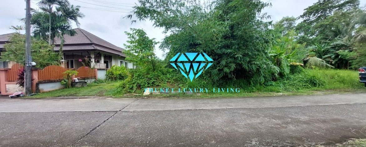 Land for sale in Thalang, Phuket, Near Bang Maruan Park.