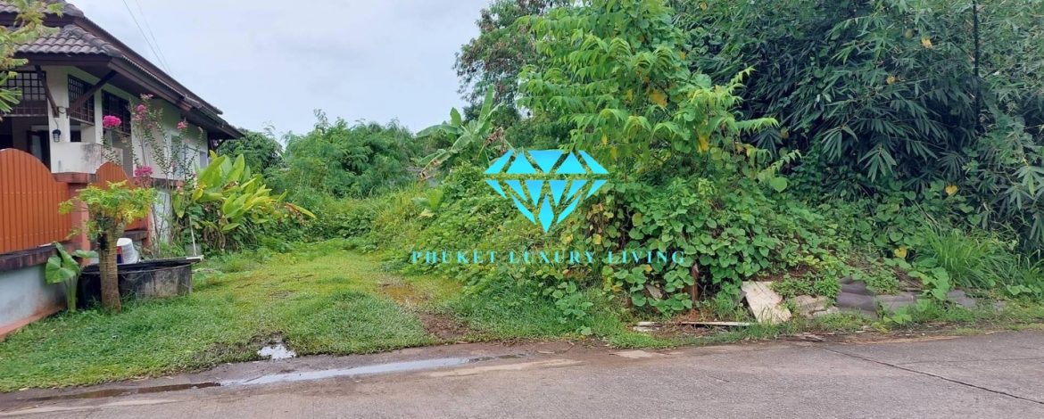 Land for sale in Thalang, Phuket, Near Bang Maruan Park.