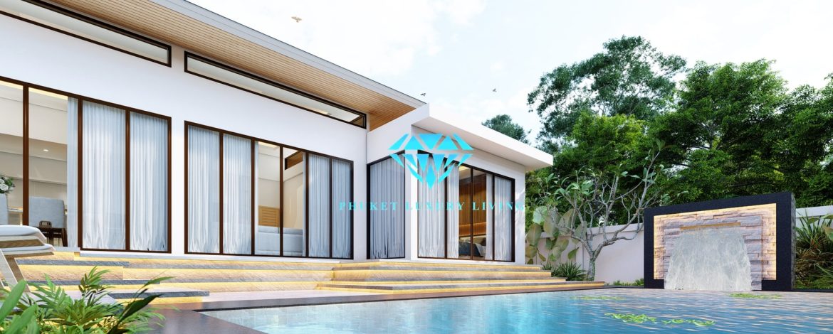 New modern Bali designed pool villa with 3 bedrooms for sale in Rawai, Phuket.