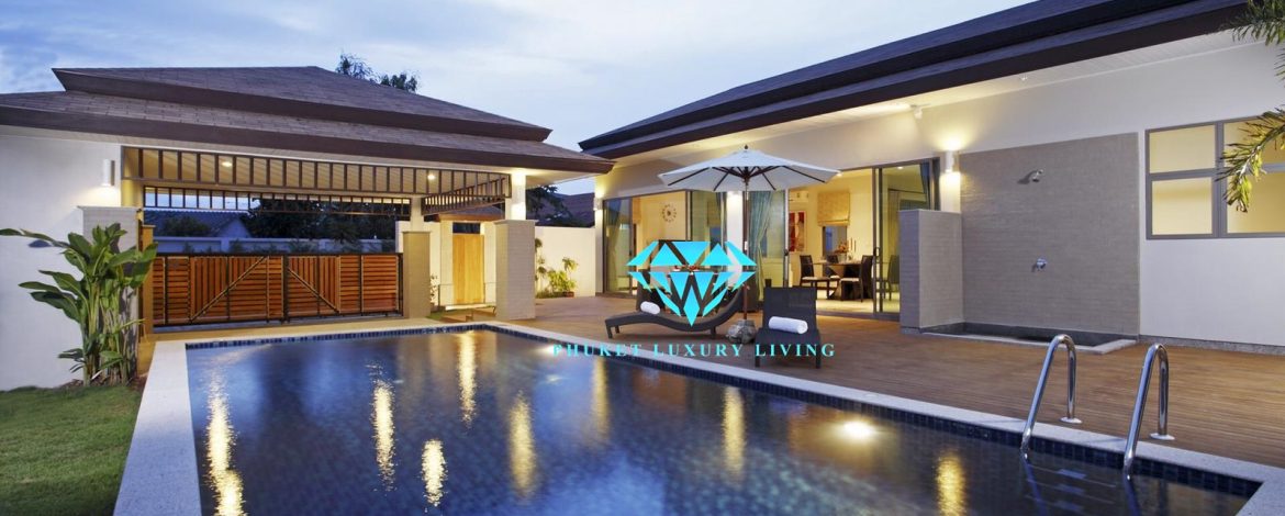 Fashionable 3-bedroom villa, with pool view in Bangtao / Laguna beach, Phuket.