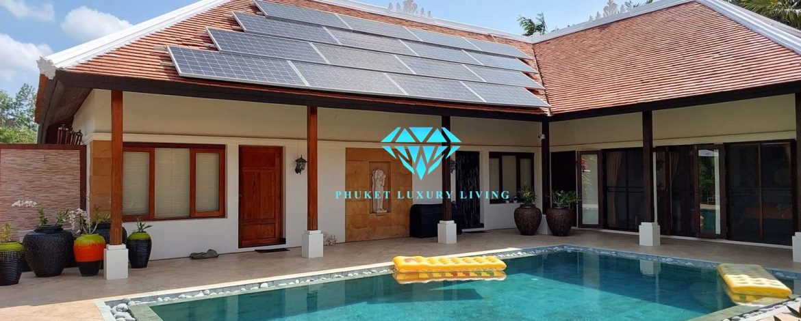 Urgent Sale!!👑🌟Thai and Balinese style – 3 bedrooms Pool Villa in Pasak, Phuket.