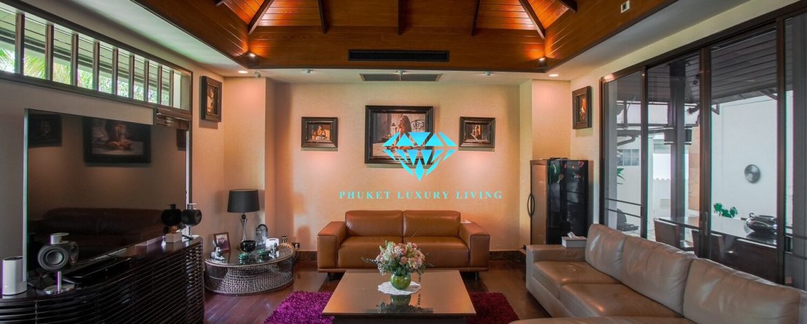 Bali Style 3 bedrooms (Potentially 6 bedrooms) Pool Villa For Sale in Pasak – Cherng talay, Phuket. Close to Laguna area.