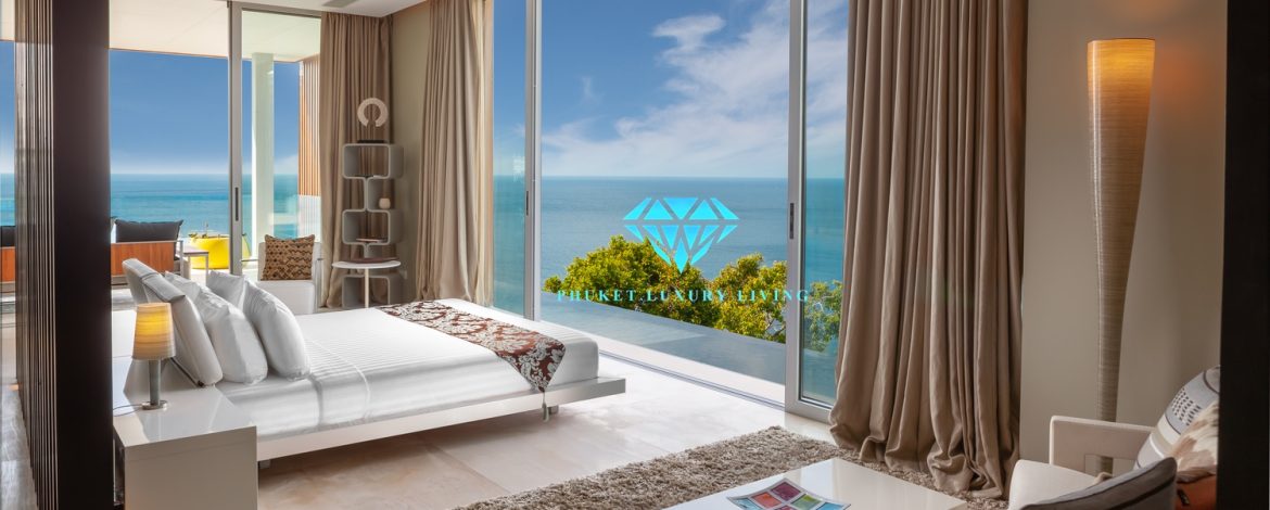 Panoramic Ocean Views 4 Bedrooms Pool Villa For sale in Kamala, Phuket.
