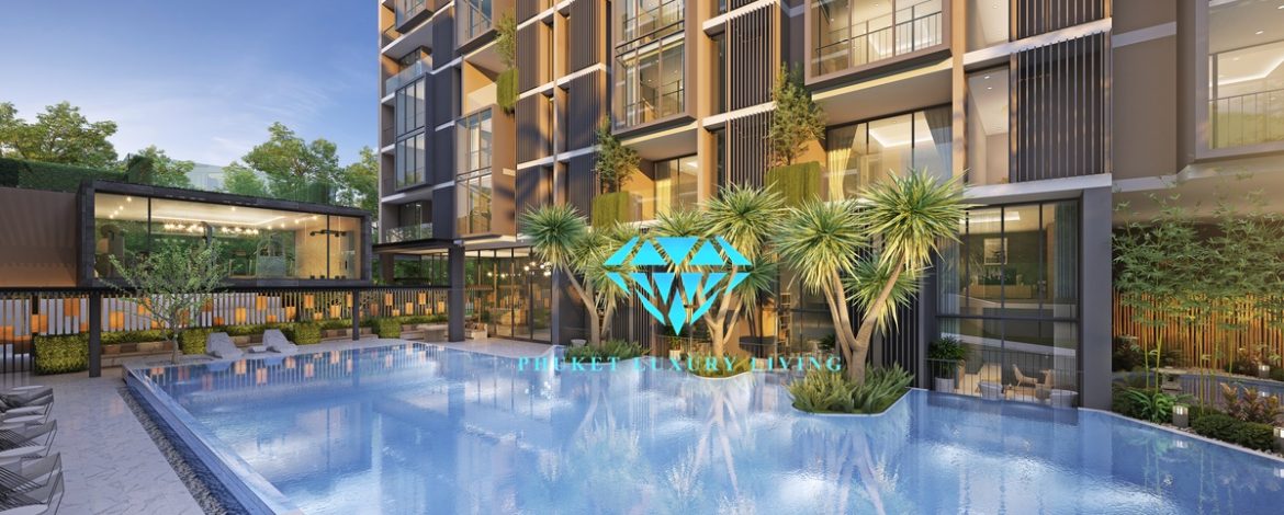 Modern style 1-2 Bedrooms Luxury Class condominium for sale in Kata Beach, Phuket.